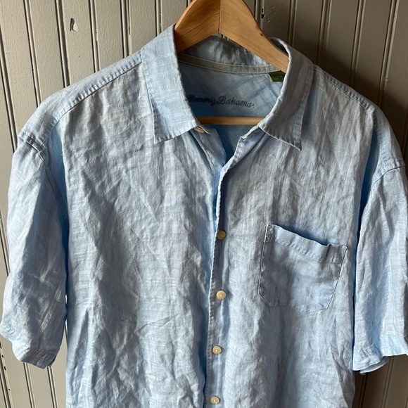 TOMMY BAHAMA Men’s Just Maui’d Tropical Button Down Short Sleeve Shirt - Large - Picture 5 of 9